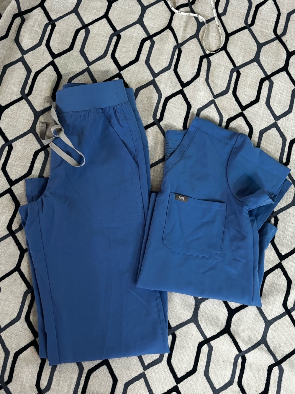 Figs Ceil Blue wide leg XS/P and Catarina XS/P SET NWOT!